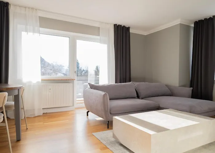 Eschenlohe, Balcony With Mountain Views 公寓 伊斯臣罗黑